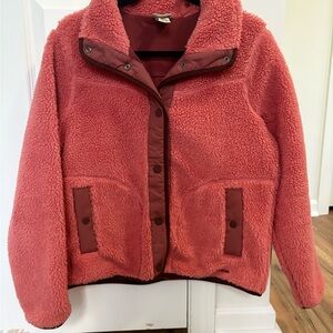 L.L. Bean Coral Teddy Jacket